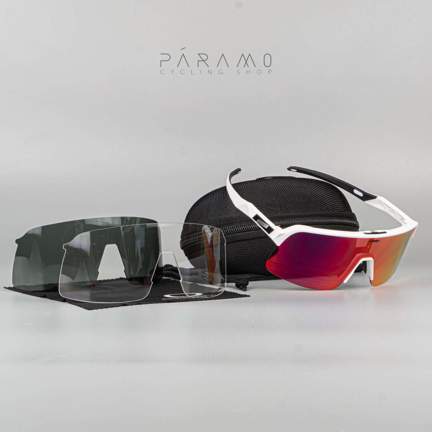 Gafas sutro lite blanco rojo 3 lentes Uv400