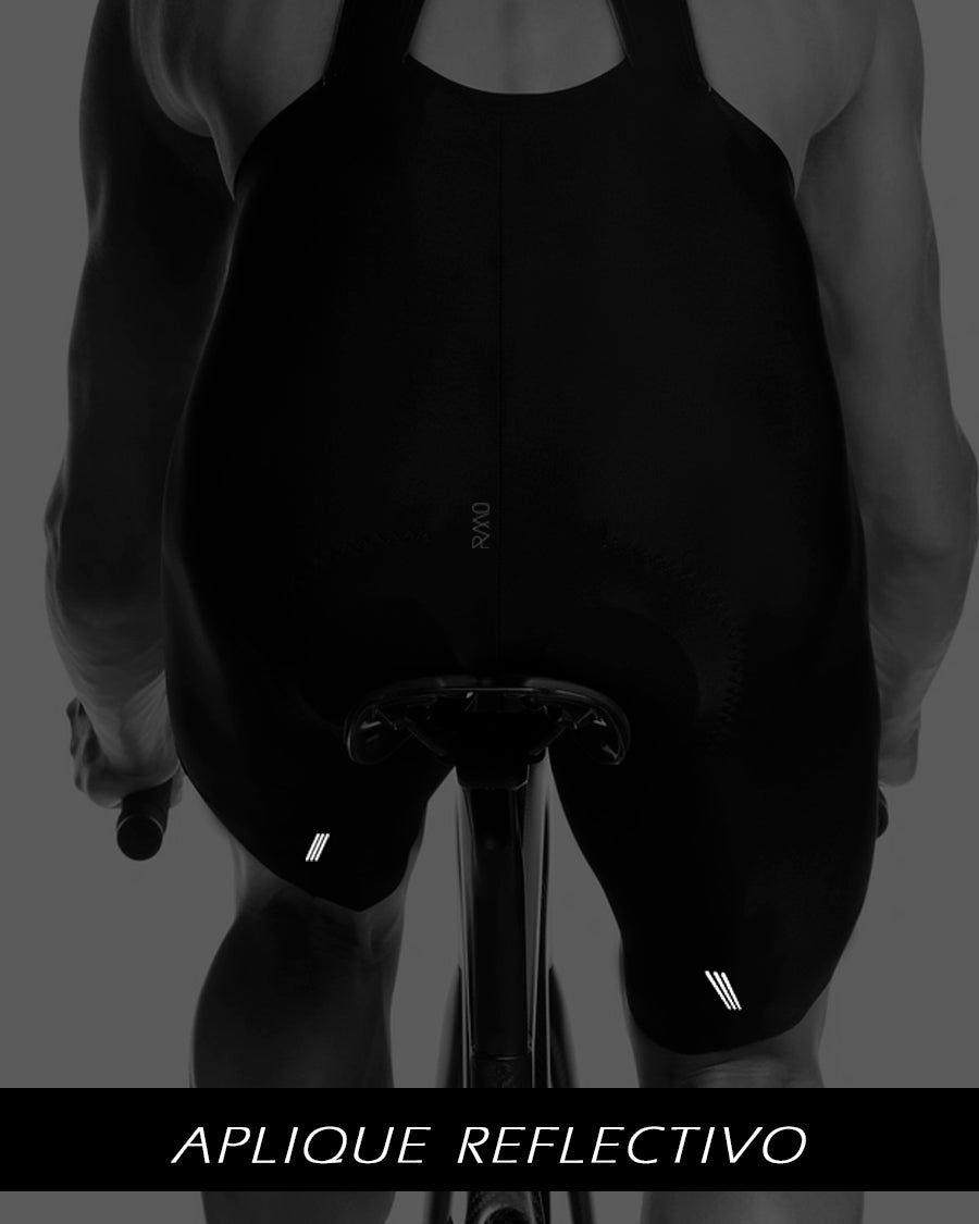 Pantaloneta bib short ZERO 1.0 GRIS OSCURO ciclismo hombre 9 horas sin costuras