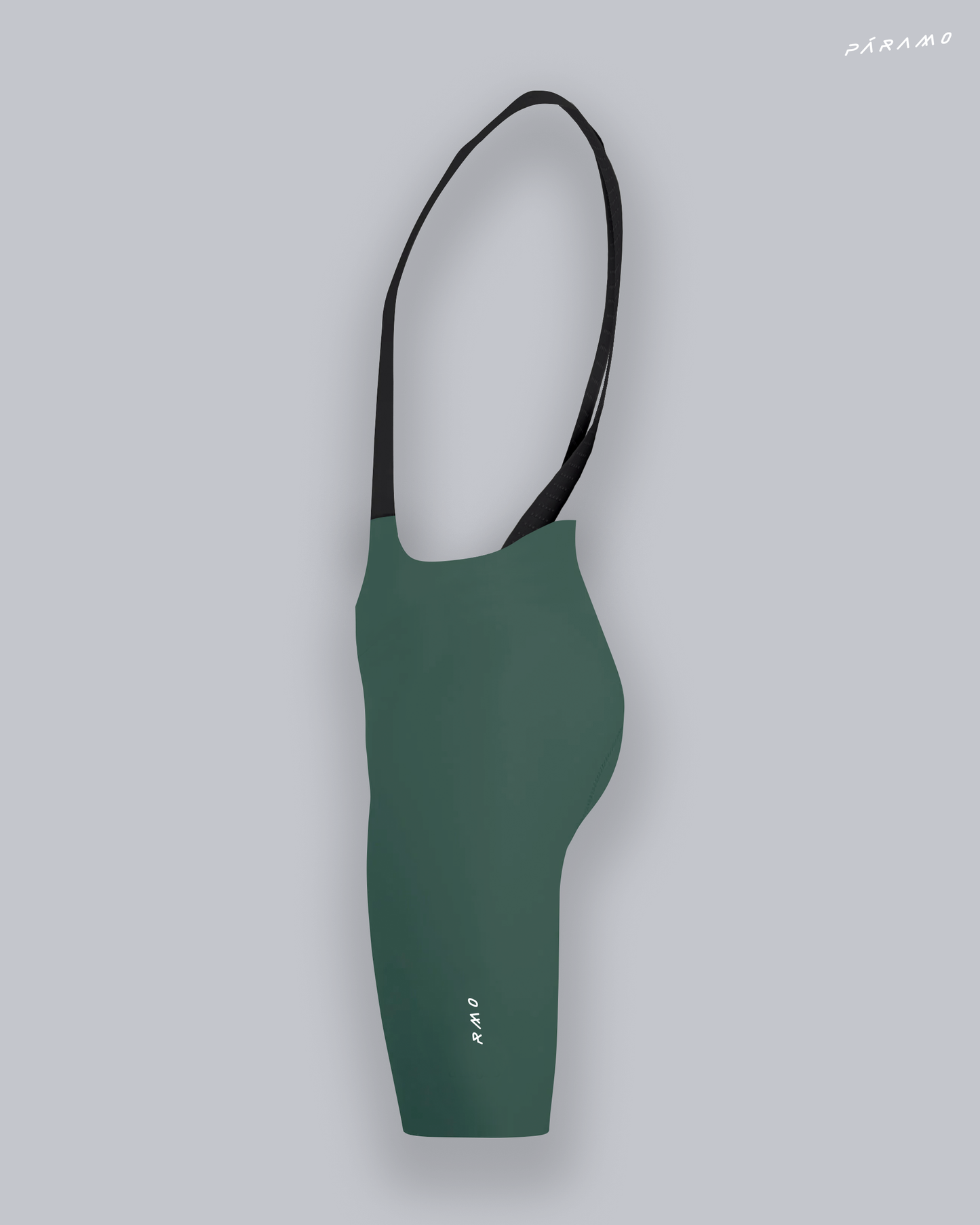 Pantaloneta bib short ZERO 1.0 verde ciclismo hombre 9 horas sin costuras