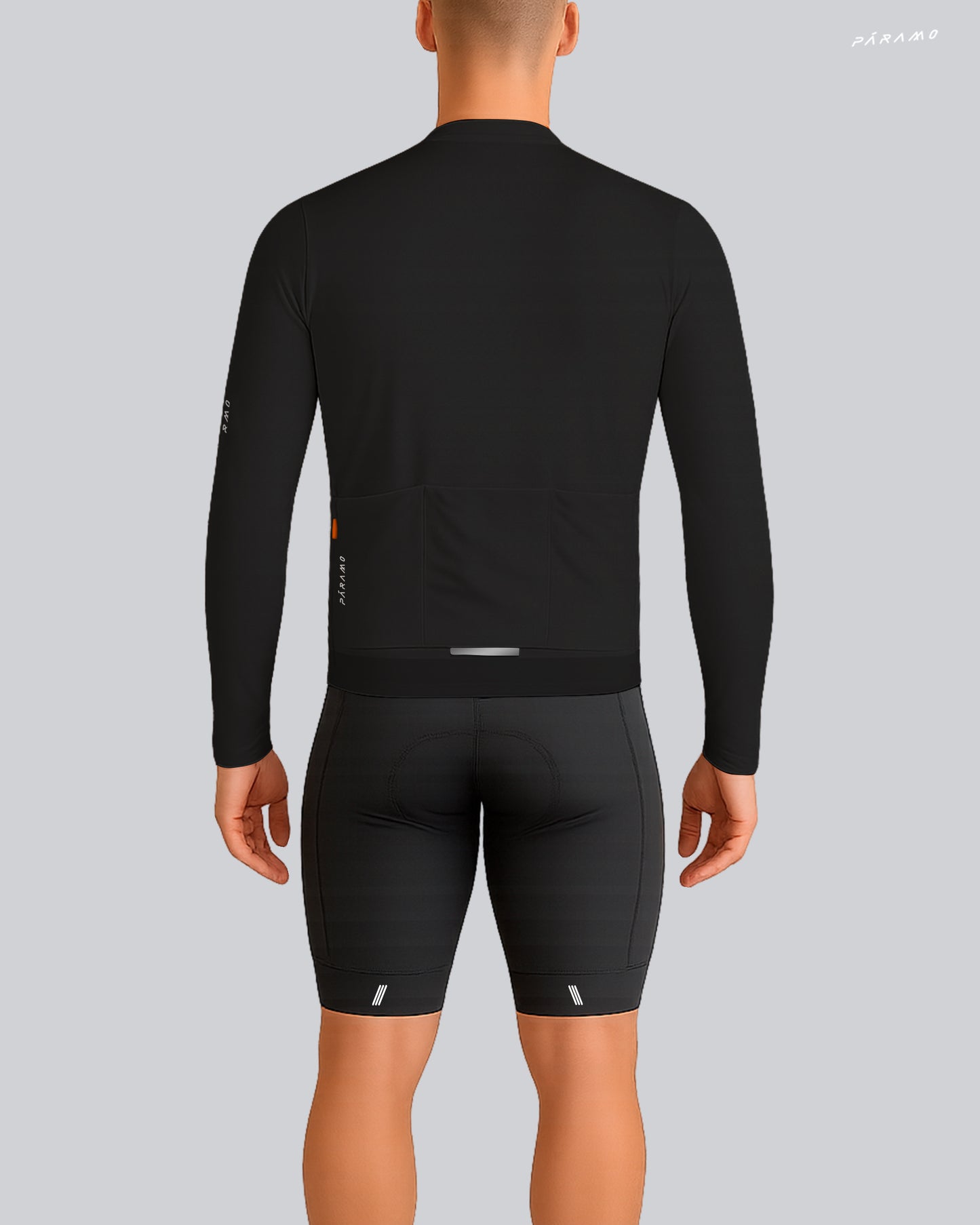 JERSEY VETTA NEGRO UNISEX TÉRMICO CICLISMO
