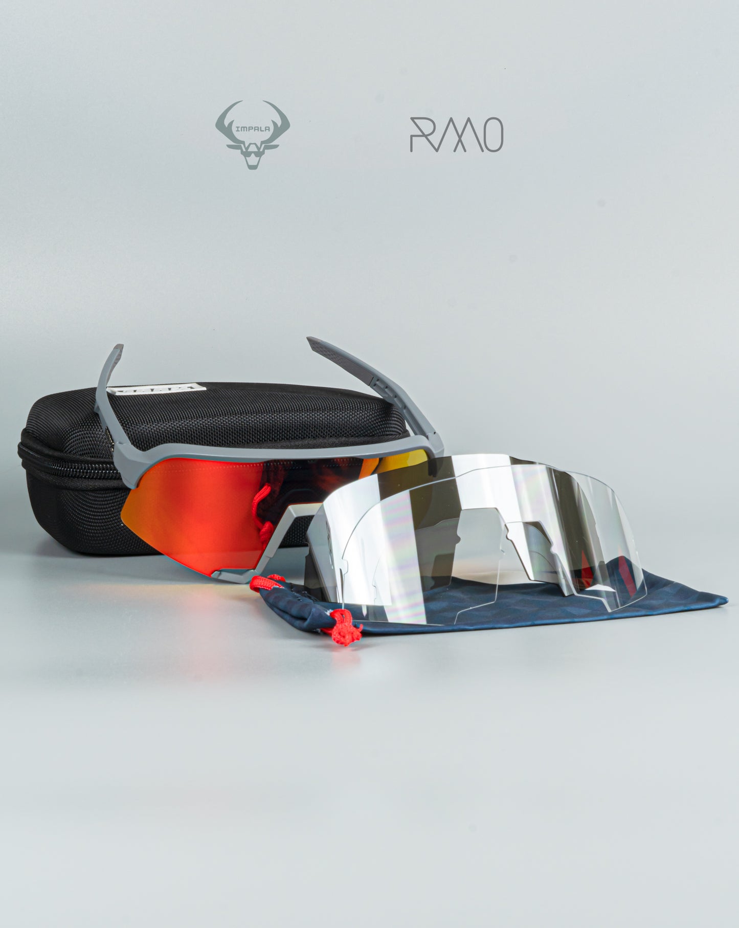 Gafas S3 GRIS ROJO 3 lentes Uv400