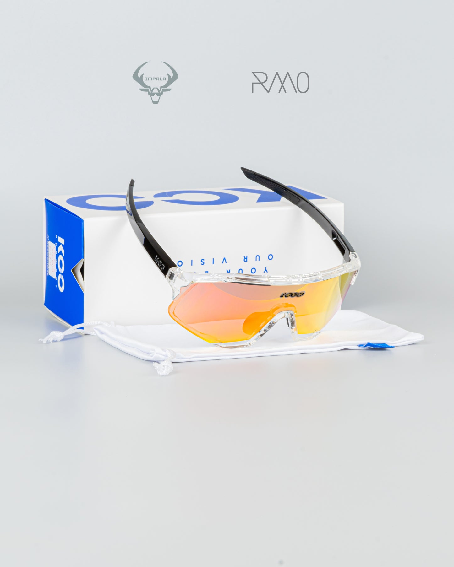 Gafas DEMOS transparente rojo Uv400