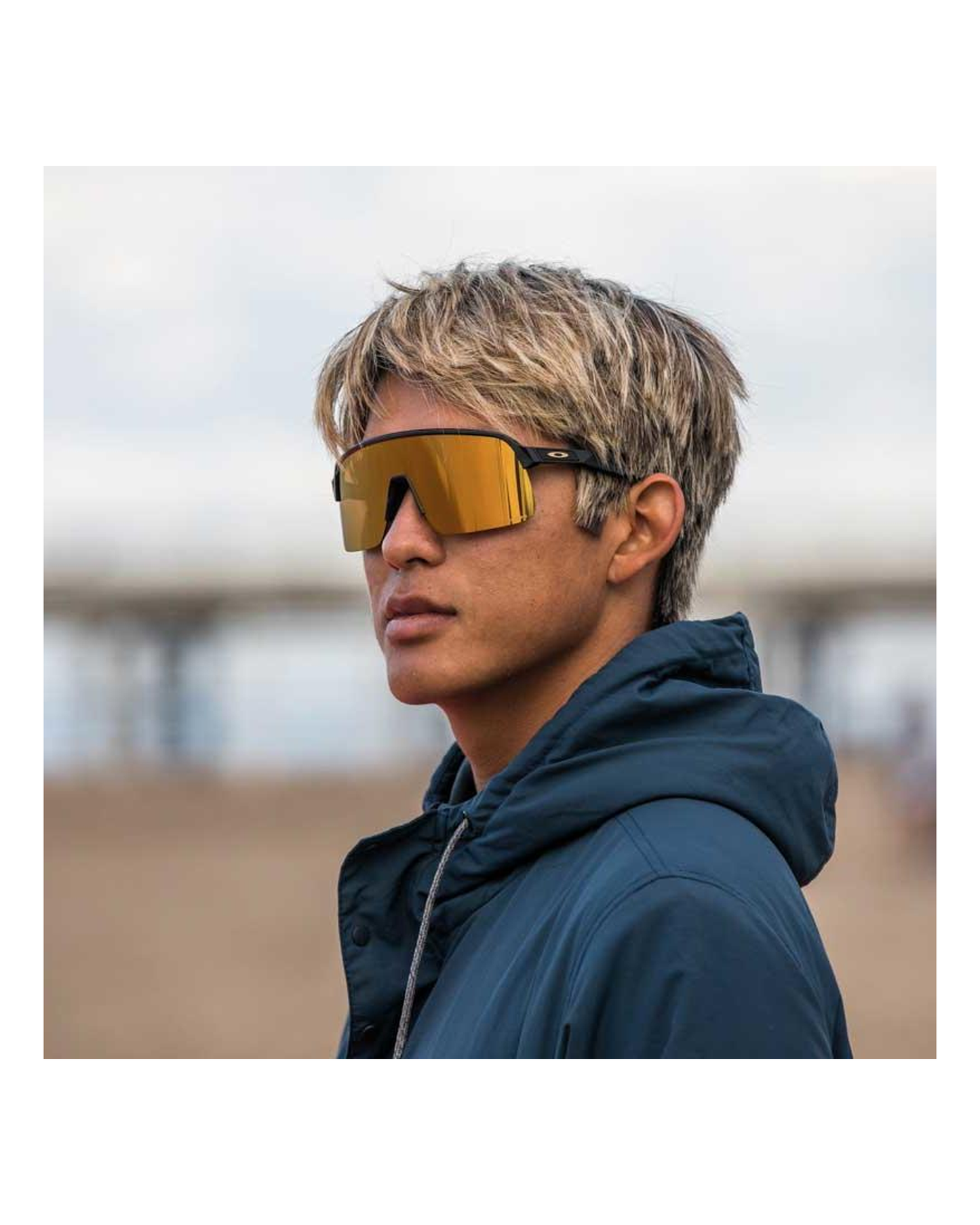 Gafas sutro lite negro dorado 3 lentes Uv400