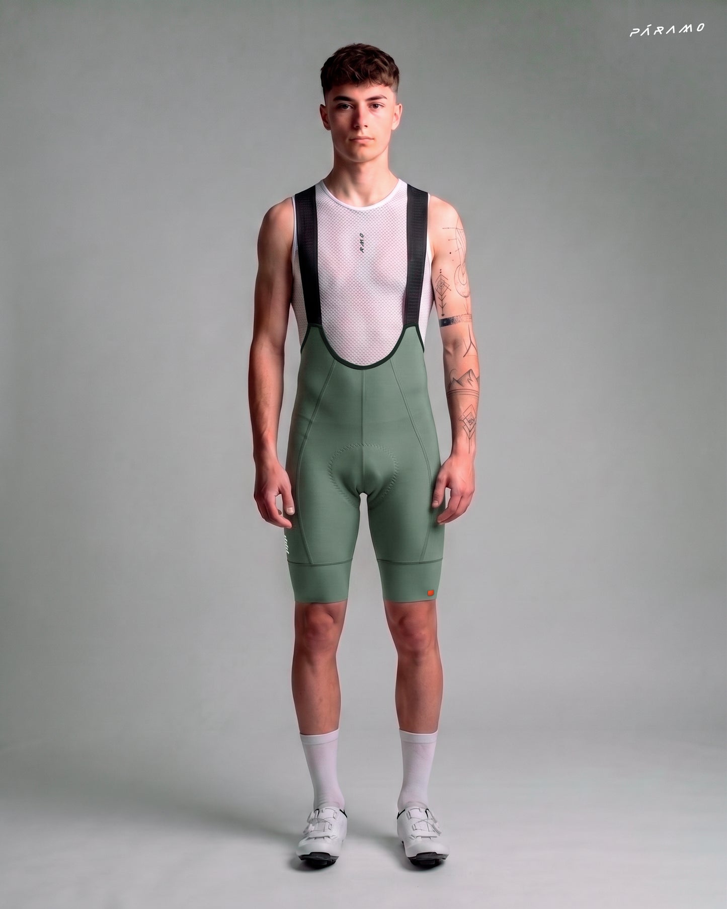 Pantaloneta bib EPIC PRO 2.0 verde ciclismo hombre 9+ horas