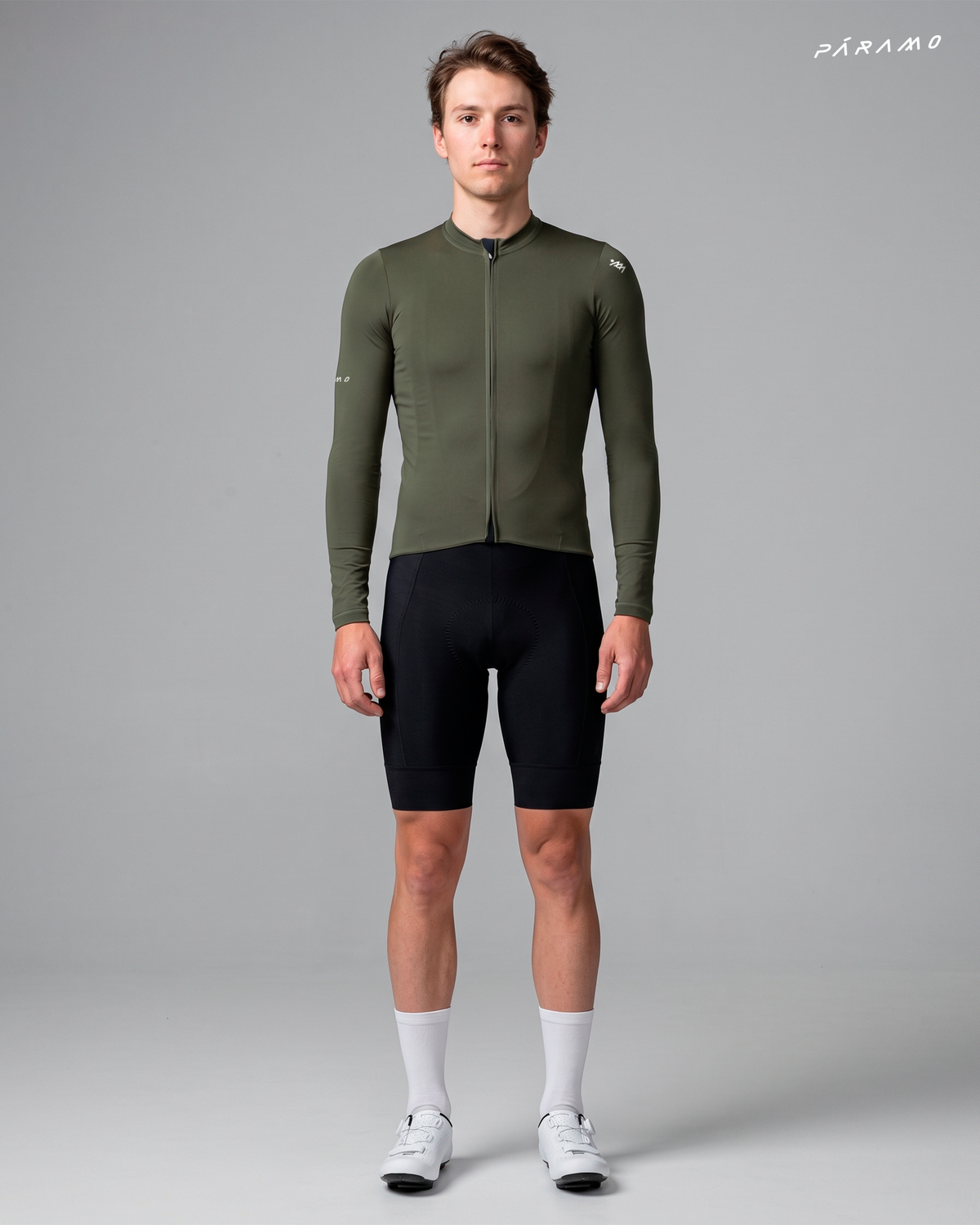 JERSEY ALLURE HOMBRE VERDE OLIVA CICLISMO