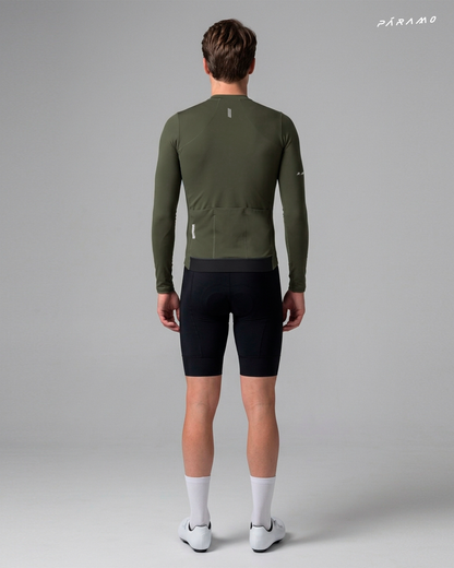 JERSEY ALLURE HOMBRE VERDE OLIVA CICLISMO