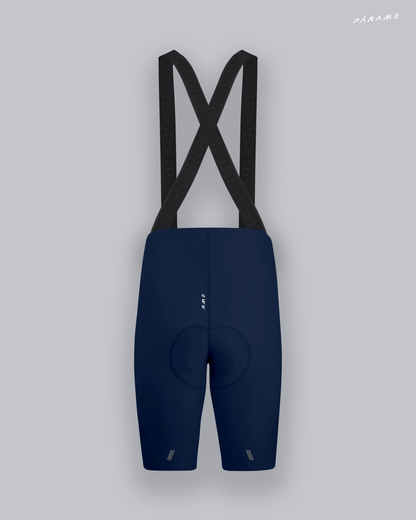 Pantaloneta bib short ZERO 1.0 azul ciclismo hombre 9 horas sin costuras