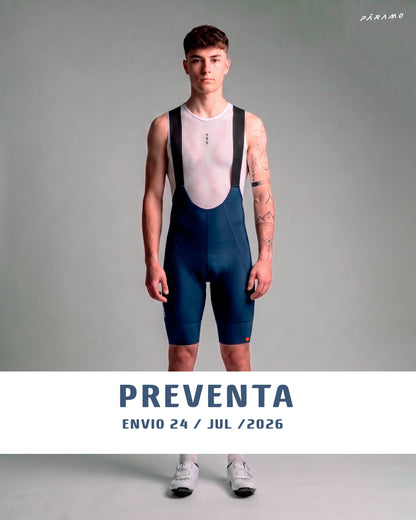 Pantaloneta bib EPIC PRO 2.0 azul ciclismo hombre 9+ horas
