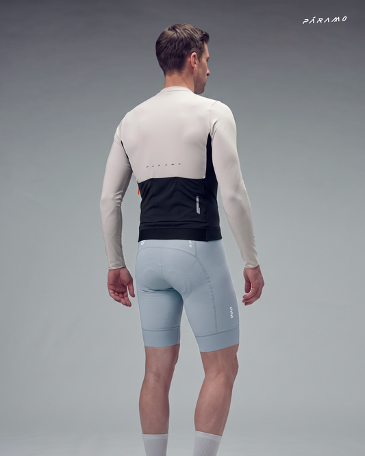 JERSEY TÉRMICO CICLISMO LOFT HOMBRE BEIGE Mid-Weight Thermal