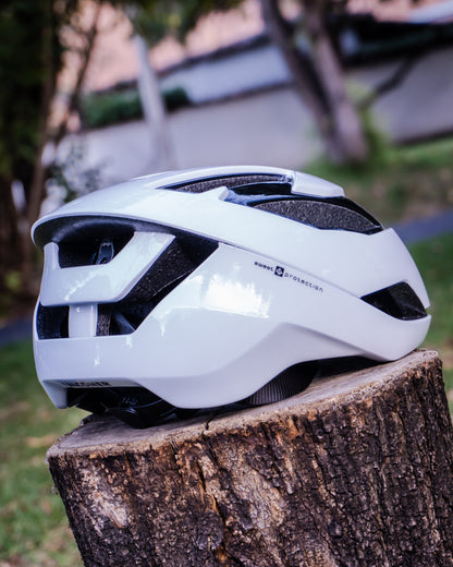 CASCO FALCONER  AAA BLANCO TALLA M