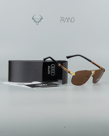 GAFAS AUD1 GERMANY NEGRO PLATA POLARIZADO