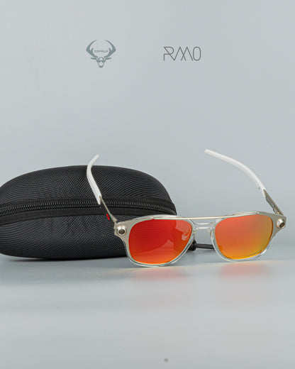 GAFAS 0AKL3Y COLDFUSE BLANCO ROJO