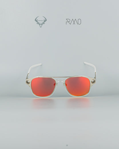 GAFAS 0AKL3Y COLDFUSE BLANCO ROJO
