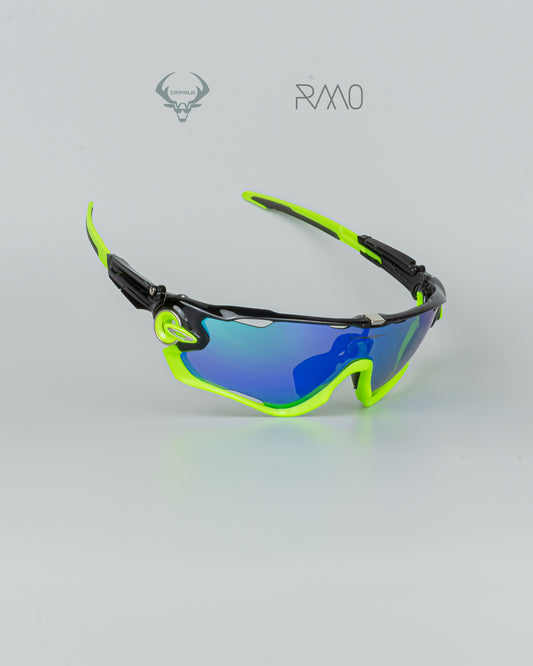 Gafas JAWBREAKER   negro verde 4 lentes Uv400