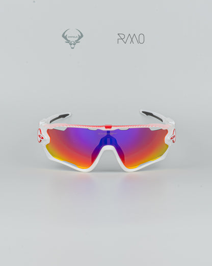 Gafas JAWBREAKER   blanco 4 lentes Uv400