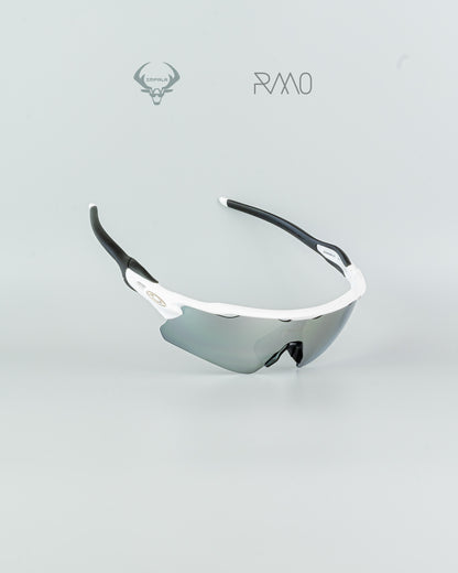 gafas Radar EV  BLANCO PLATEADO 4 lentes Uv400