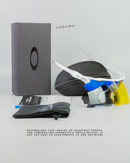 gafas Radar EV  blanco azul 4 lentes Uv400