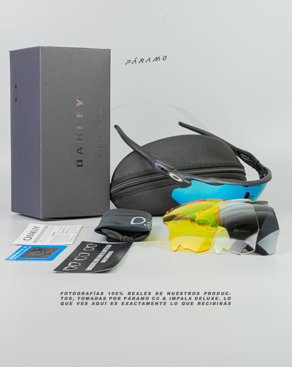 gafas Radar Advancer negro azul  4 lentes Uv400