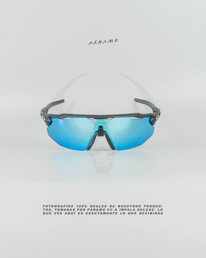 gafas Radar Advancer negro azul  4 lentes Uv400