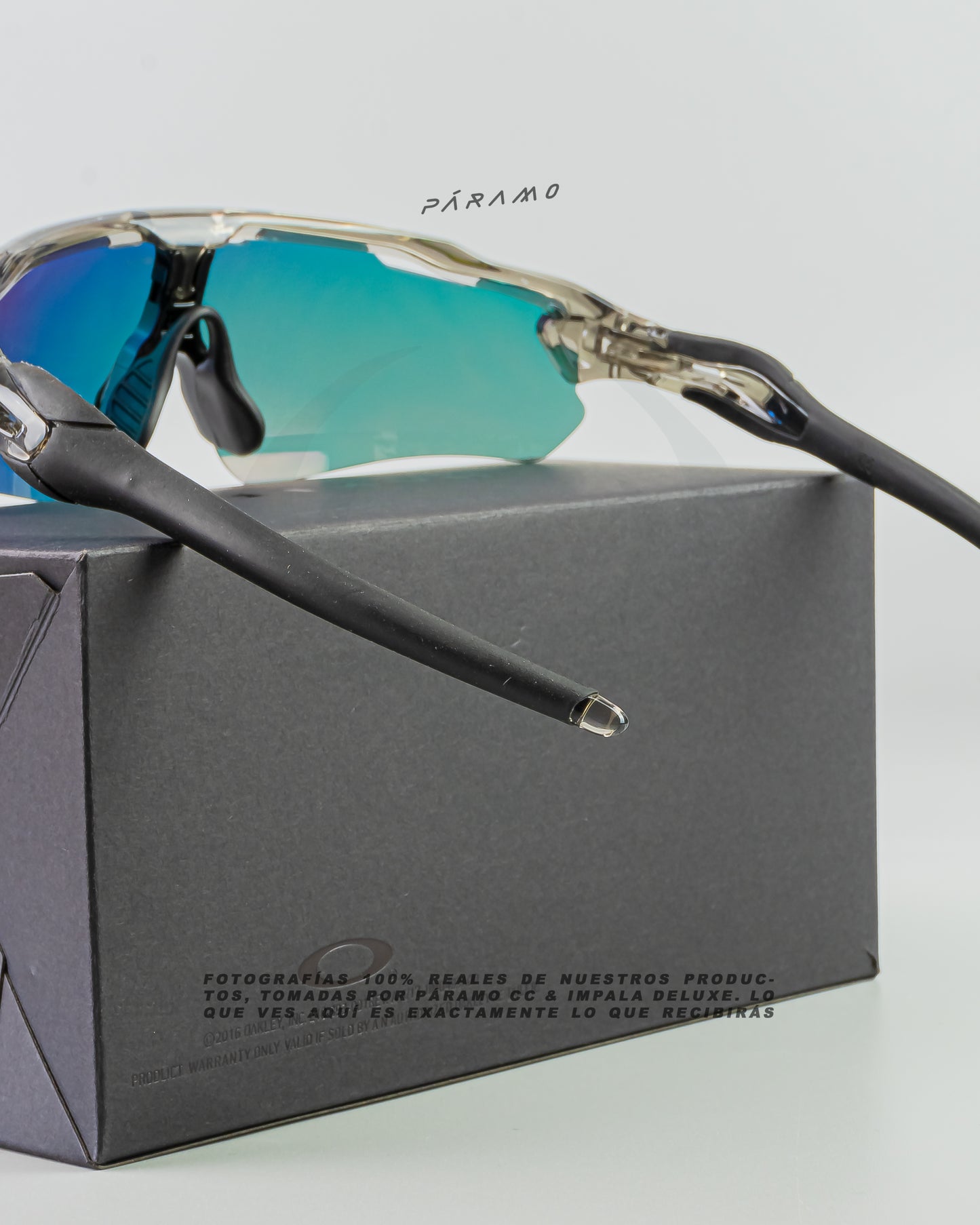 gafas Radar EV  NEGRO TRANSP ROJO 4 lentes Uv400