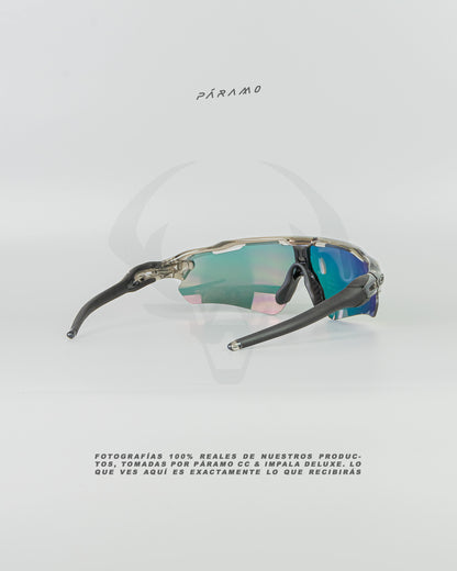 gafas Radar EV  NEGRO TRANSP ROJO 4 lentes Uv400