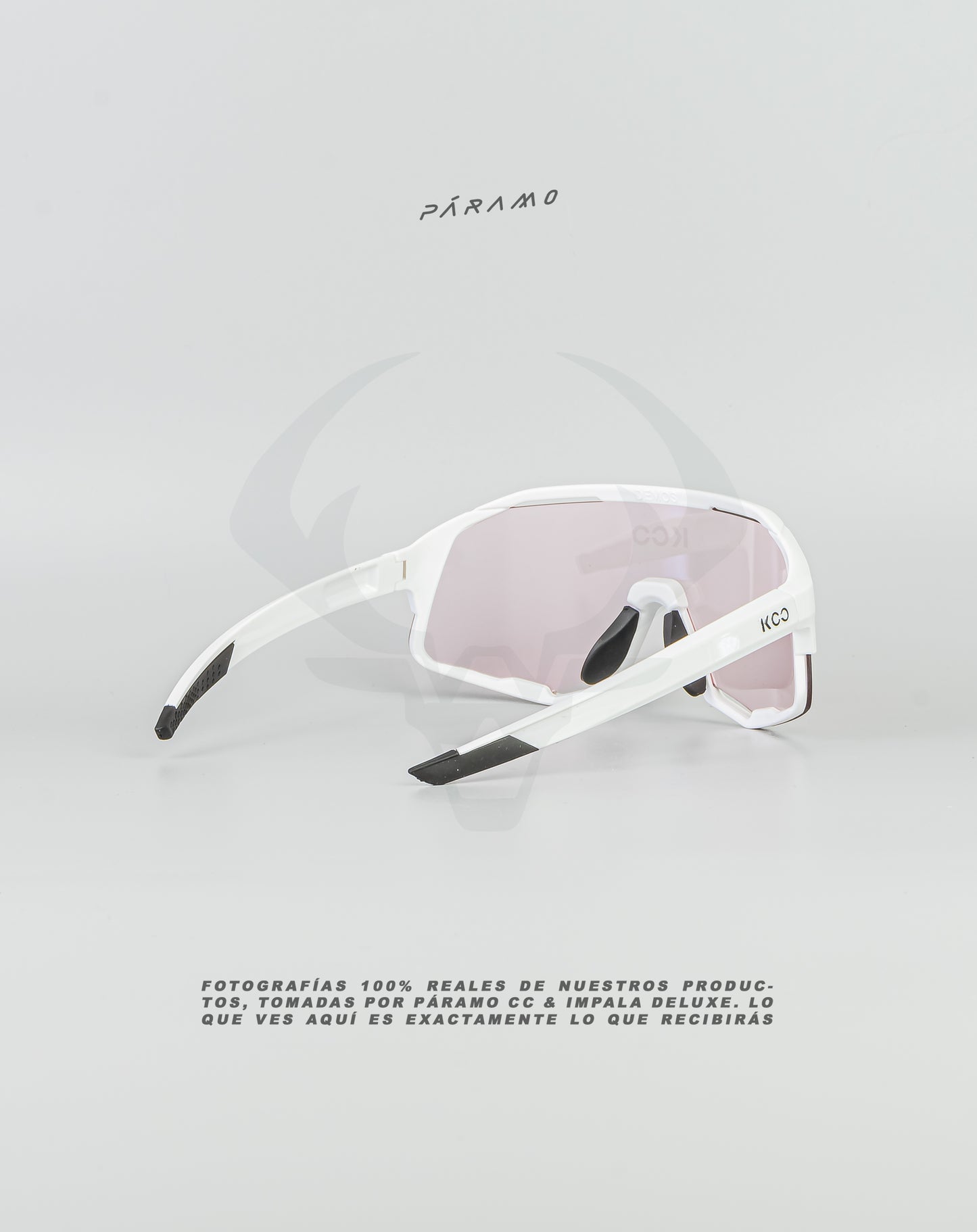 Gafas DEMOS  blanco rosa fotocromatica Uv400