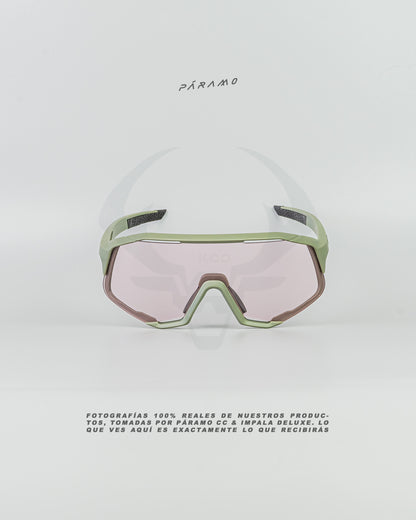 Gafas DEMOS  verde rosa fotocromatica Uv400