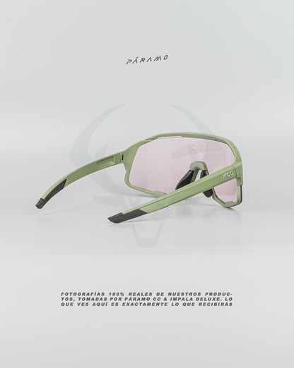 Gafas DEMOS  verde rosa fotocromatica Uv400