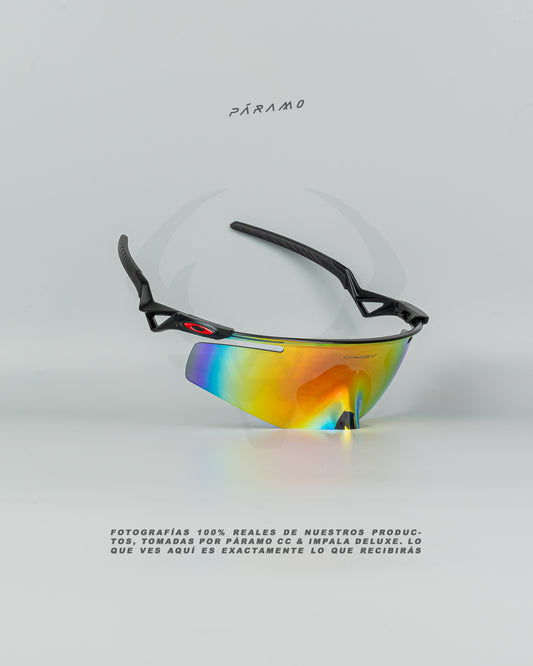 GAFAS 0AKL3Y M QNTM KATO NEGRO ROJO