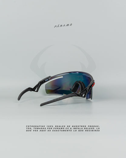 GAFAS 0AKL3Y M QNTM KATO NEGRO ROJO