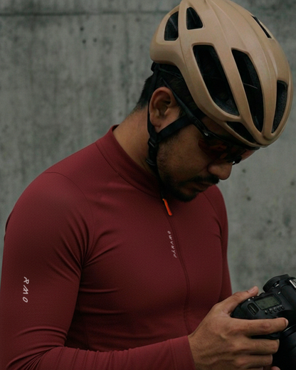 JERSEY VETTA TERRACOTA UNISEX TÉRMICO CICLISMO