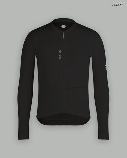 JERSEY VETTA NEGRO UNISEX TÉRMICO CICLISMO