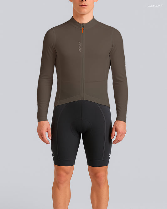 JERSEY VETTA BEIGE FRANCÉS UNISEX TÉRMICO CICLISMO
