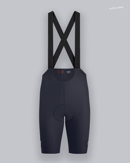 Pantaloneta bib short ZERO 1.0 GRIS OSCURO ciclismo hombre 9 horas sin costuras