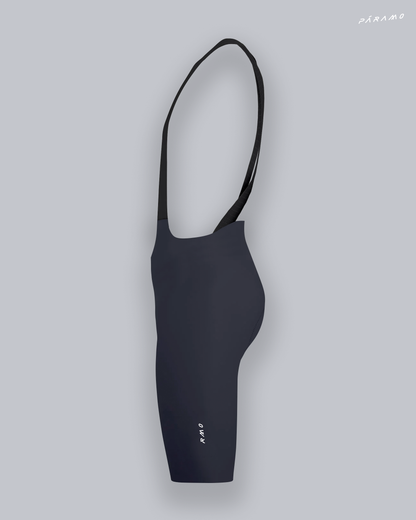 Pantaloneta bib short ZERO 2.0 GRIS COBALTO ciclismo hombre 9 horas sin costuras