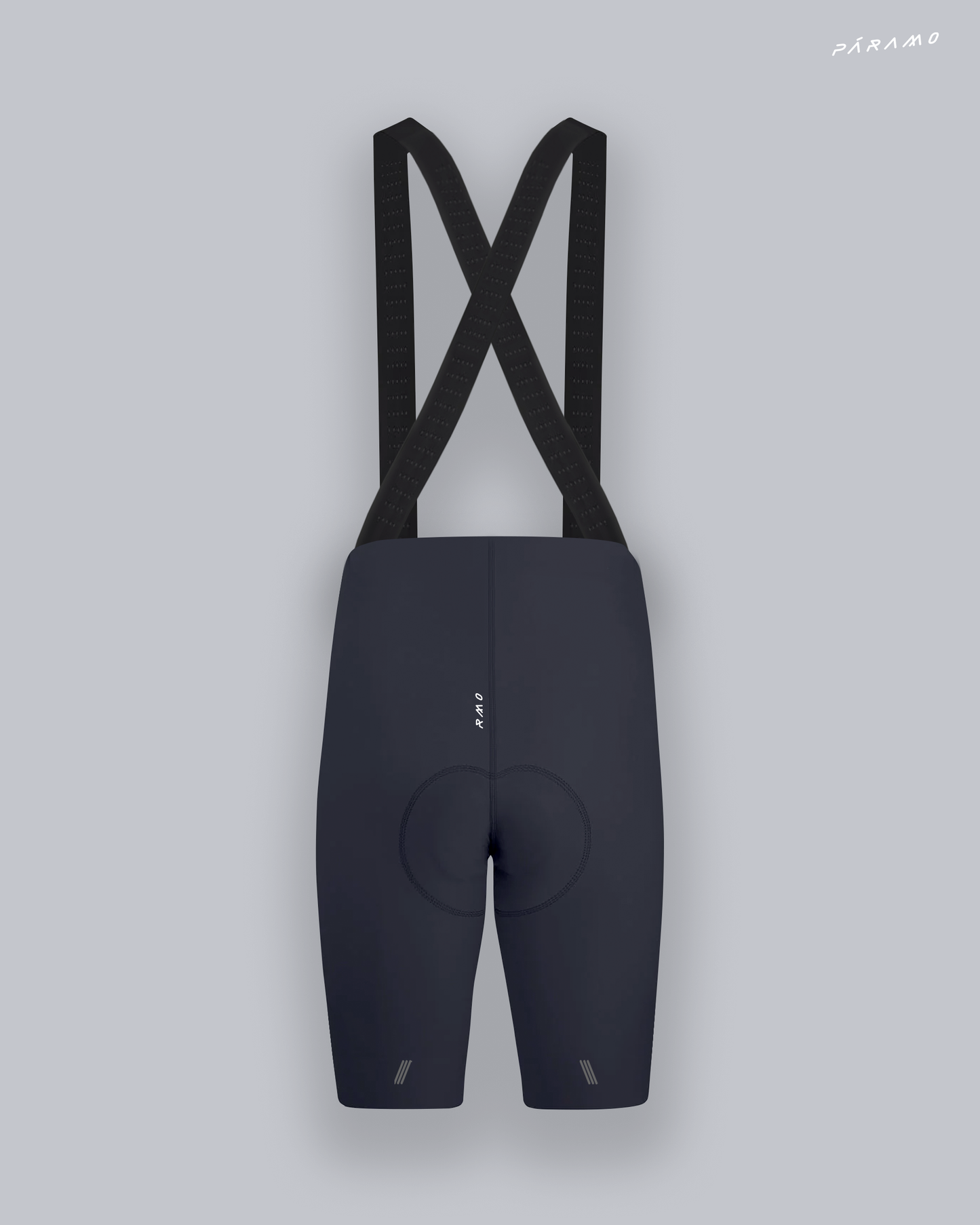 Pantaloneta bib short ZERO 2.0 GRIS COBALTO ciclismo hombre 9 horas sin costuras