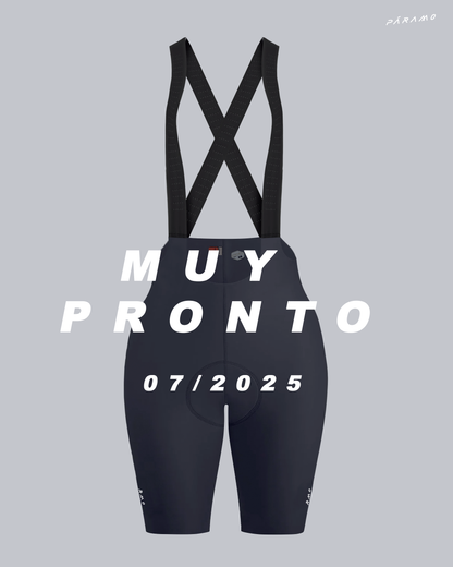 Pantaloneta Mujer QR bib short gris ciclismo 2.0