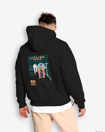 HOODIE / BUZO OVERSIZE NEGRO JUNE3 UNISEX