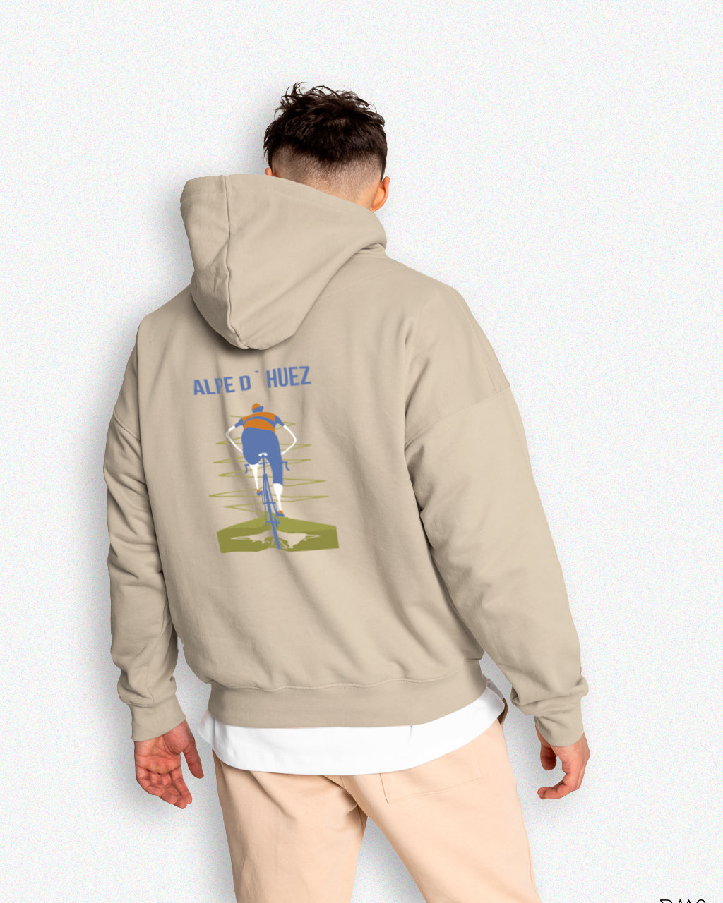 HOODIE / BUZO OVERSIZE BEIGE ALPE UNISEX