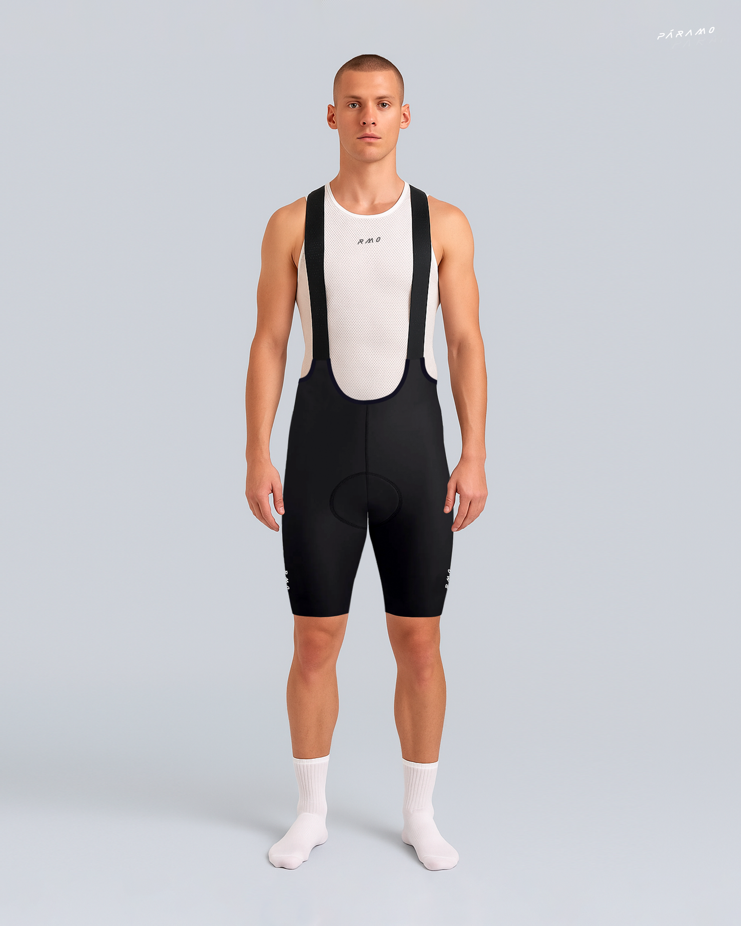 Pantaloneta bib short ZERO 2.0 negra ciclismo hombre 9 horas sin costuras