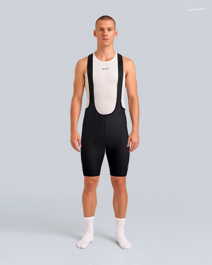 Pantaloneta bib short ZERO 2.0 negra ciclismo hombre 9 horas sin costuras