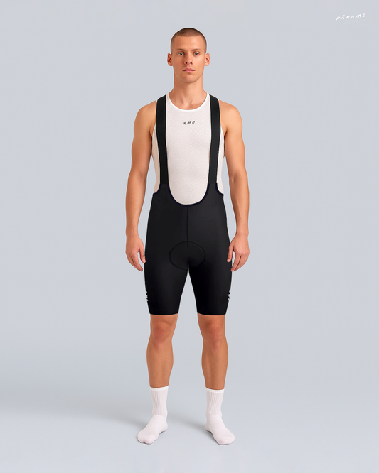 Pantaloneta bib short ZERO 2.0 negra ciclismo hombre 9 horas sin costuras