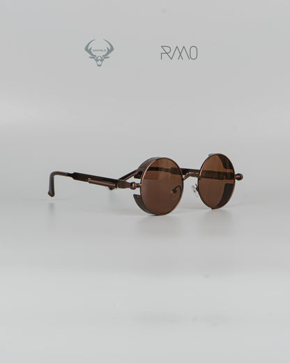 GAFAS VINTAGE BRONCE REDONDO  Uv400