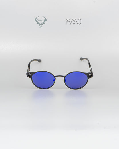 GAFAS 0AKL3Y DEADBOLT METAL AAA NEGRO AZUL