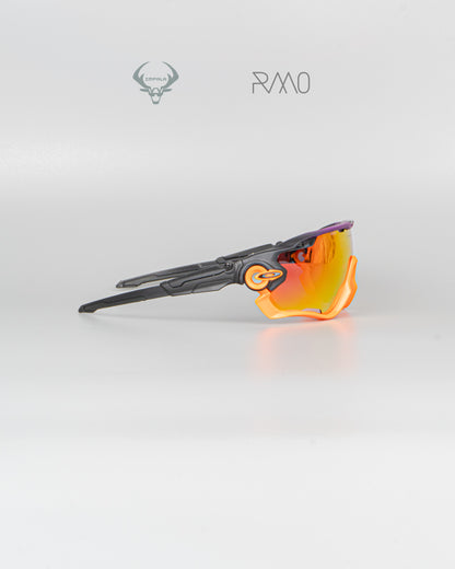 Gafas JAWBREAKER   naranja 4 lentes Uv400