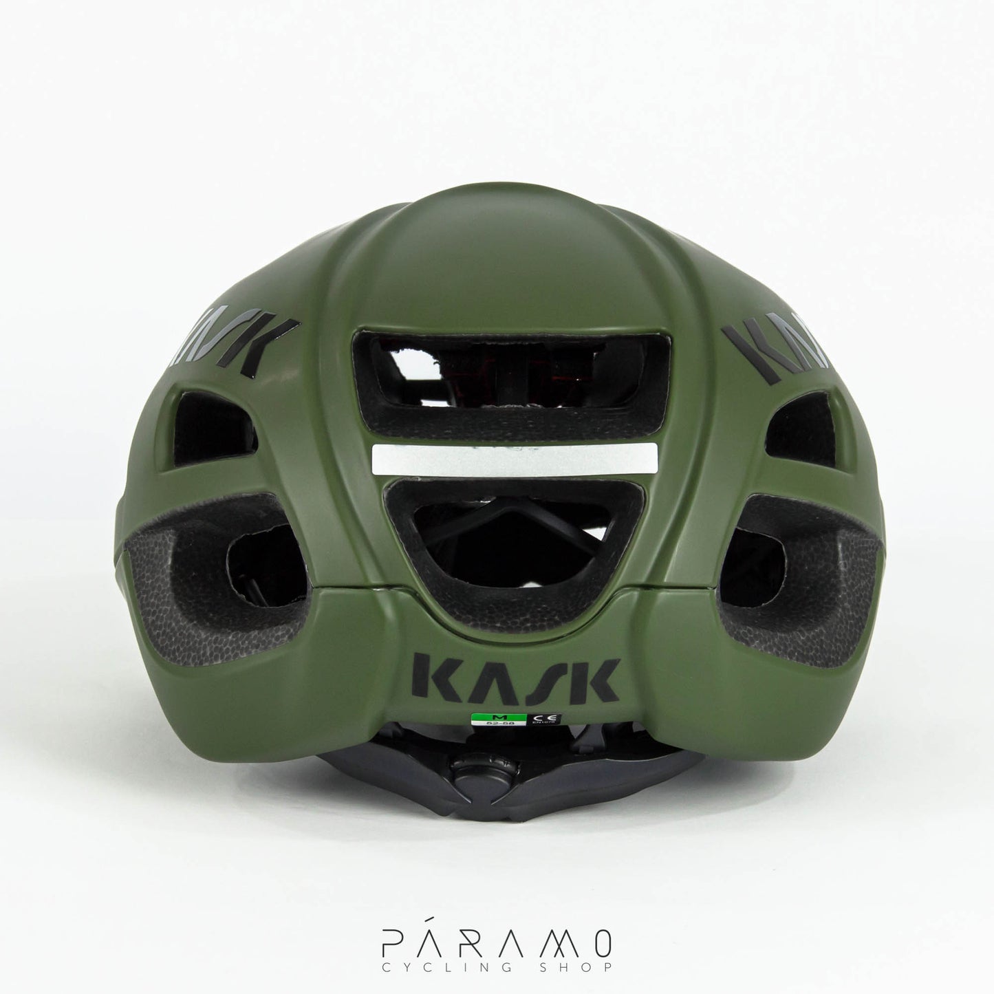 CASCO PROTONE AAA VERDE MATE TALLA M