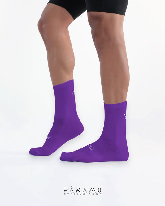 MEDIAS MORADO CICLISMO / RUNNING  PÁRAMO