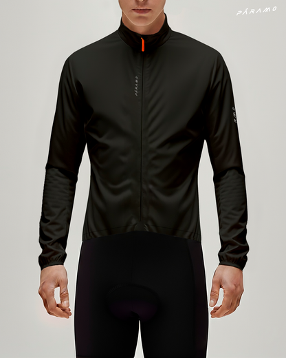 CHAQUETA HAST NEGRA UNISEX IMPERMEABLE 70%