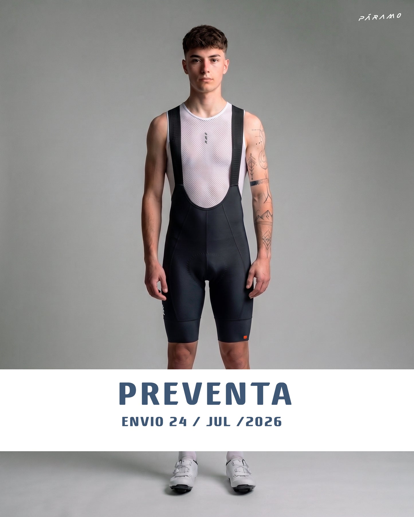Pantaloneta bib EPIC PRO 2.0 negra ciclismo hombre 9+ horas