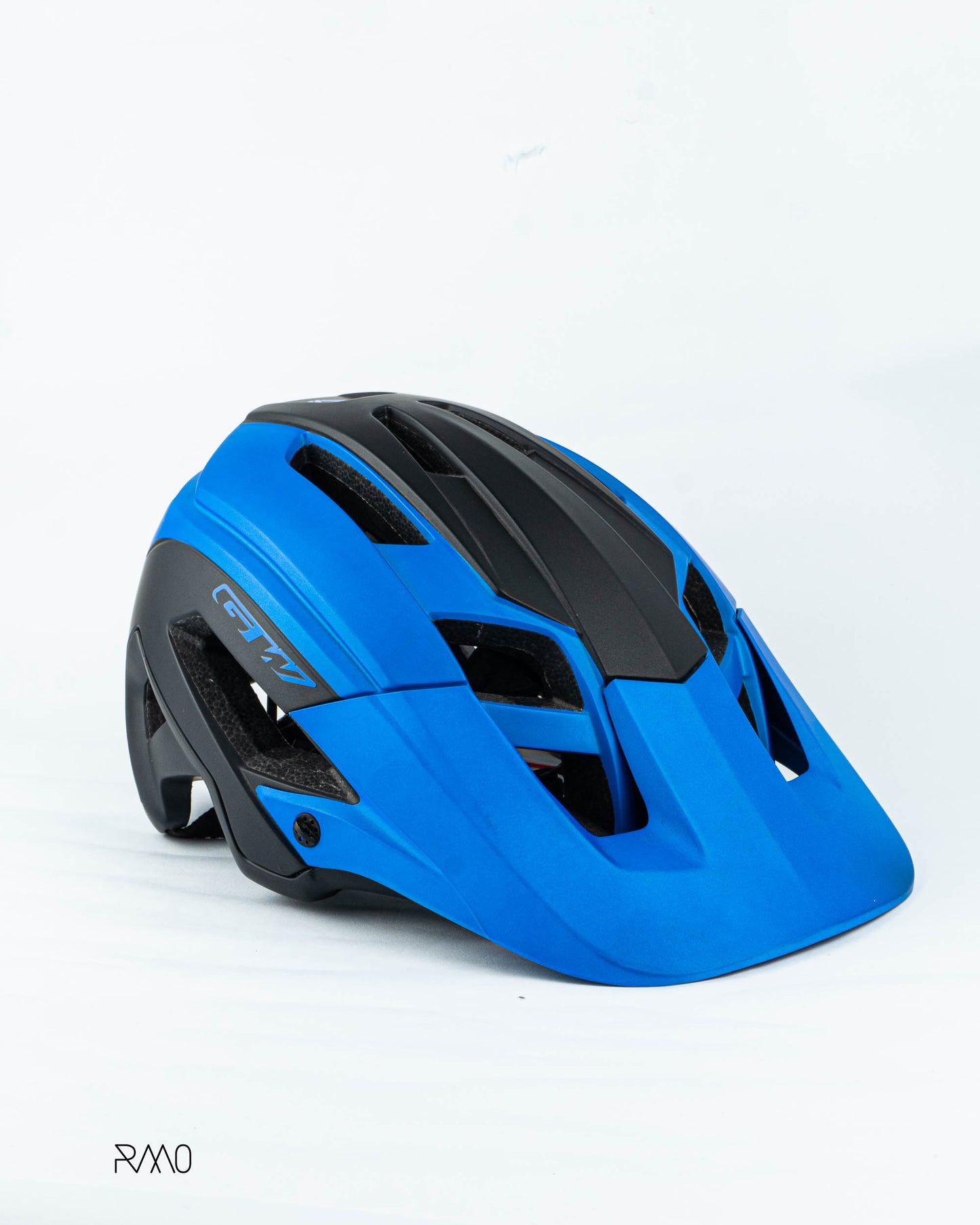 CASCO MTB GW E3 NEGRO - AZUL TALLA M/L